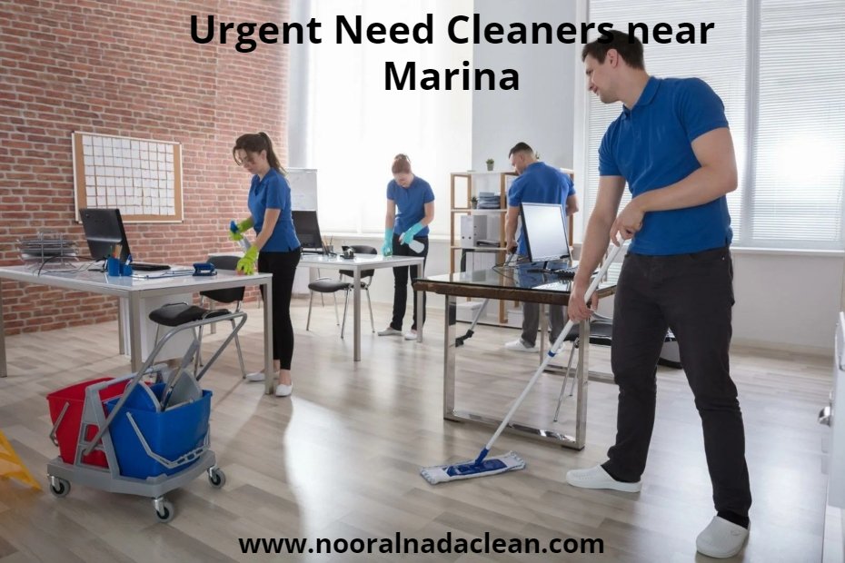 Urgent Need Cleaners near Marina