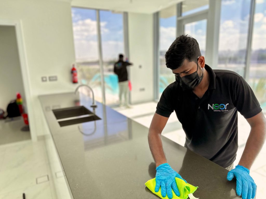 Professional kitchen deep cleaning in Dubai for residential and commercial spaces. Safe, eco-friendly solutions to remove grease, grime, and bacteria.